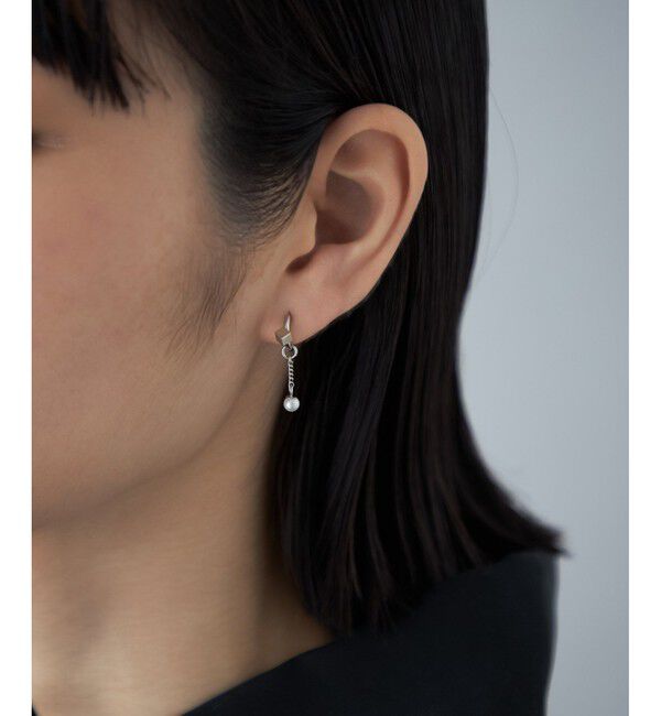 Jouete「イヤリング チェーン パール」|イヤリング|