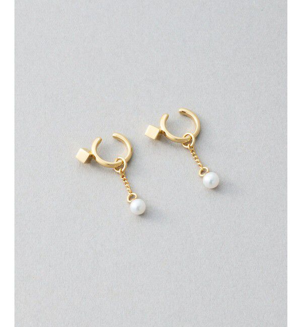 Jouete「イヤリング チェーン パール」|イヤリング|