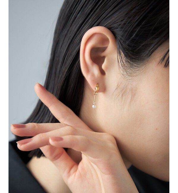 Jouete「イヤリング チェーン パール」|イヤリング|