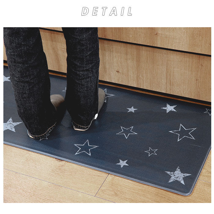 BACKYARD FAMILY「キッチンマット 拭ける 180 通販 おしゃれ pvc 45 &times; 180cm 台所マット 台所用品」|その他|