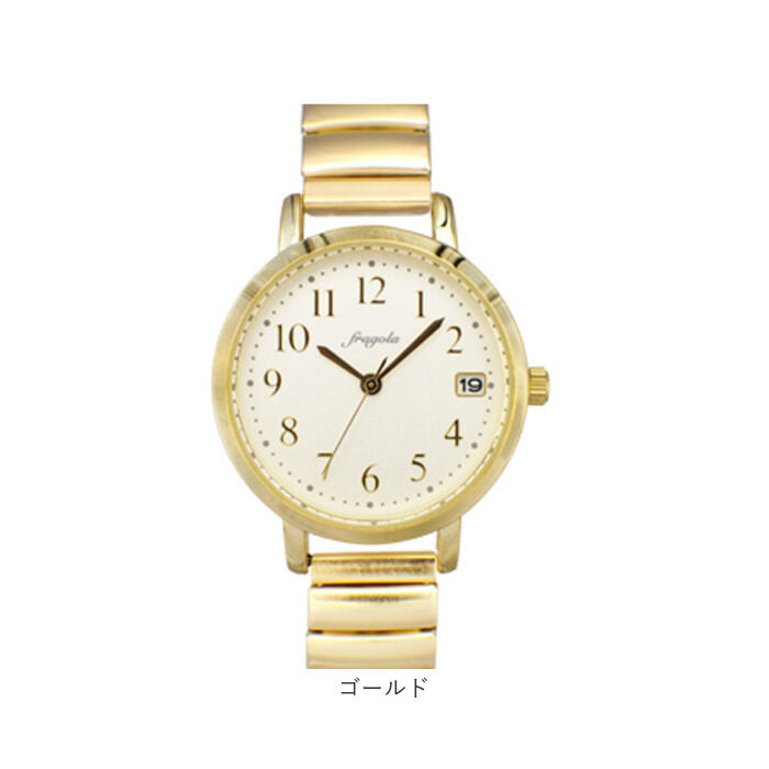 BACKYARD FAMILY「fragola フラゴラ 腕時計 レディース ジャバラ 通販 ウォッチ 時計 カレンダー 見やすい」|腕時計|