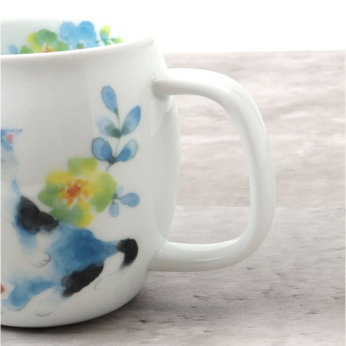 BACKYARD FAMILY「セラミック藍 マグカップ 通販 日本製 マグ カップ 美濃焼 磁器 湯呑み コップ 和食器 食器」|食器・キッチングッズ|