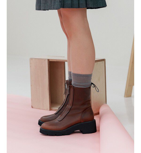 CAMPER「[カンペール] MILAH / アンクルブーツ」|ロングブーツ|ブラウン系その他3