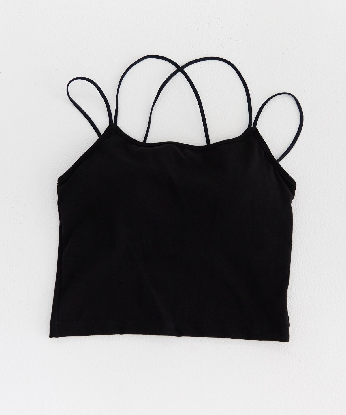 REDYAZEL「カップつきバッククロスキャミソール」|キャミソール|ブラック