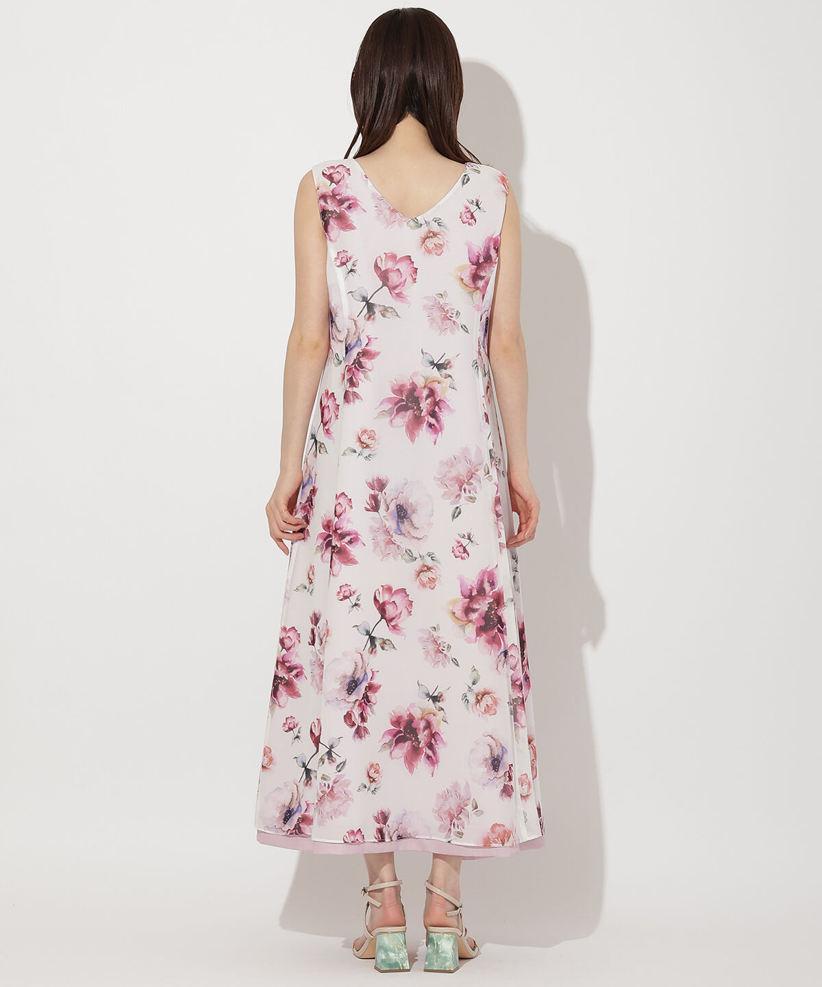 WILLSELECTION「4WAYノースリーブフラワーワンピース」|ワンピース|