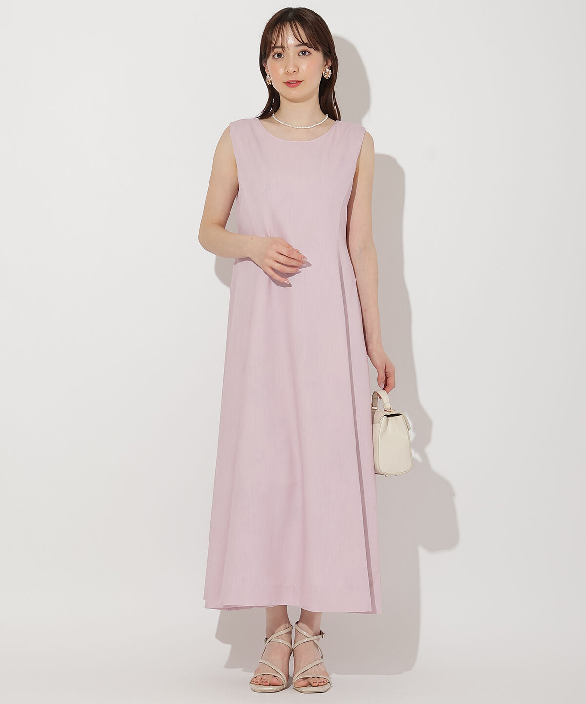 WILLSELECTION「4WAYノースリーブフラワーワンピース」|ワンピース|