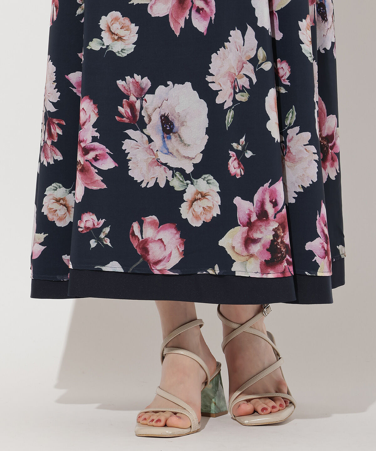 WILLSELECTION「4WAYノースリーブフラワーワンピース」|ワンピース|