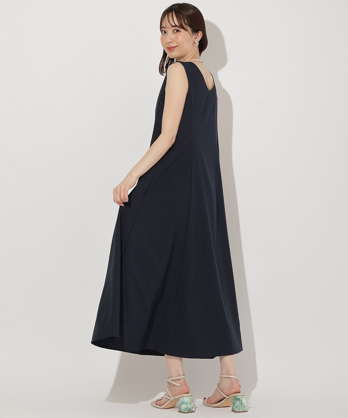 WILLSELECTION「4WAYノースリーブフラワーワンピース」|ワンピース|