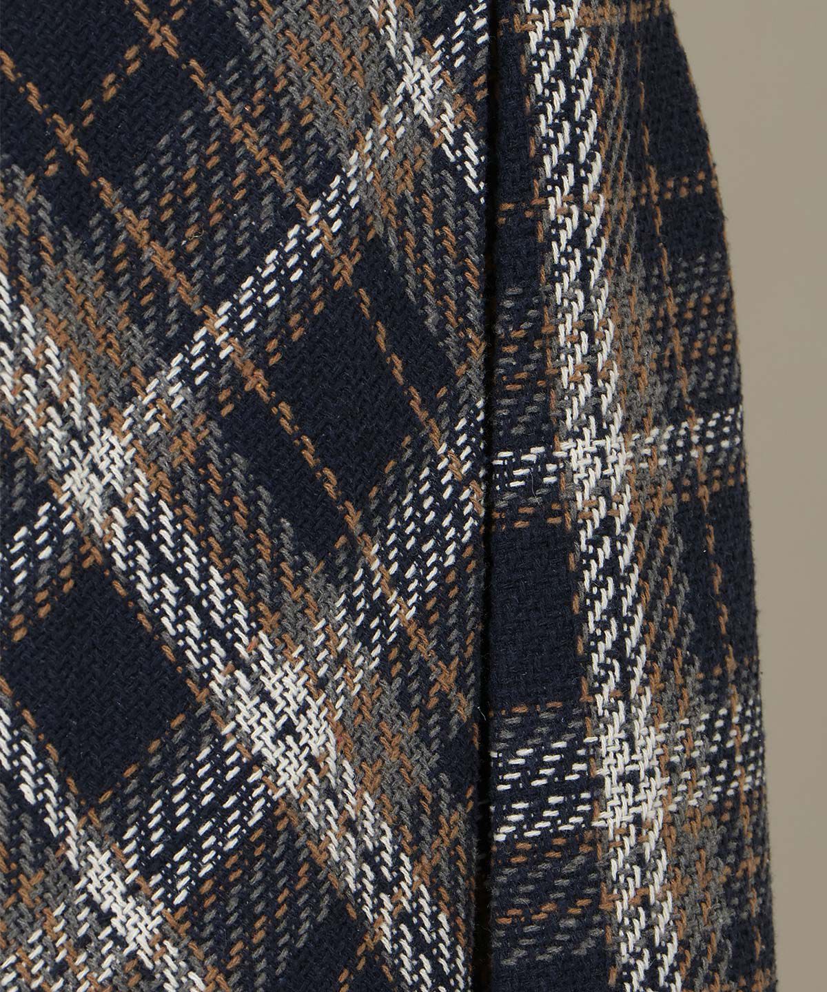 WILLSELECTION「ベルト付きツイードミディ丈スカート」|フレア|