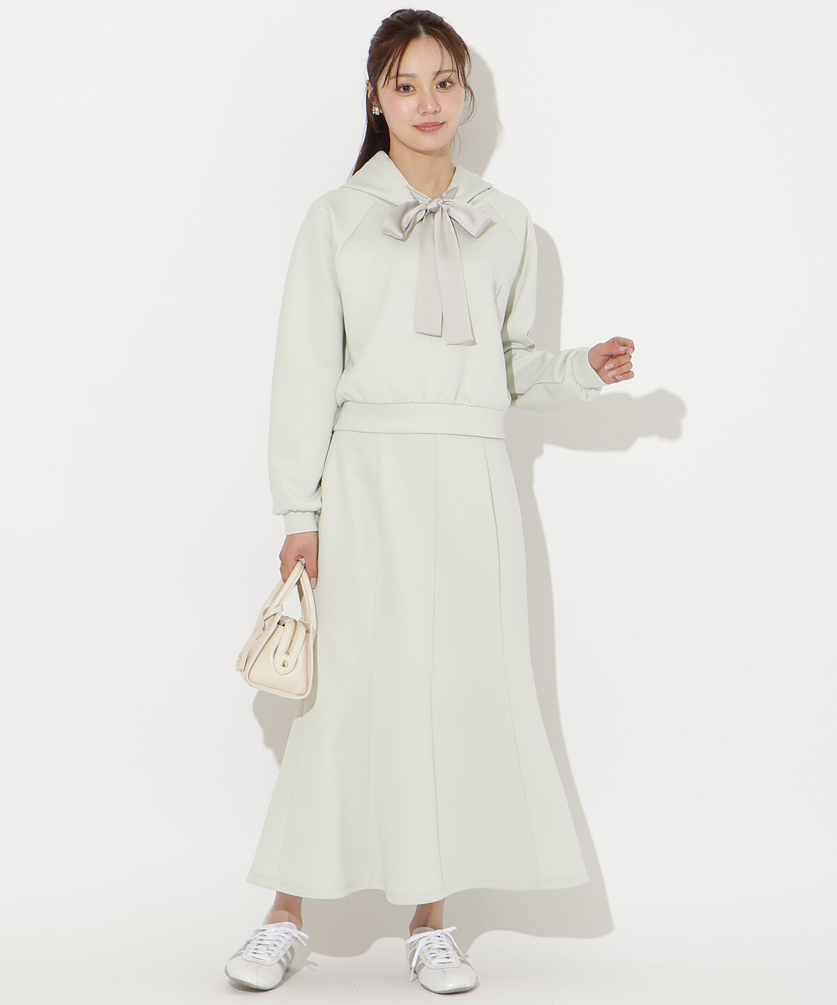 WILLSELECTION「リボンスウェットフーディー」|パーカー|