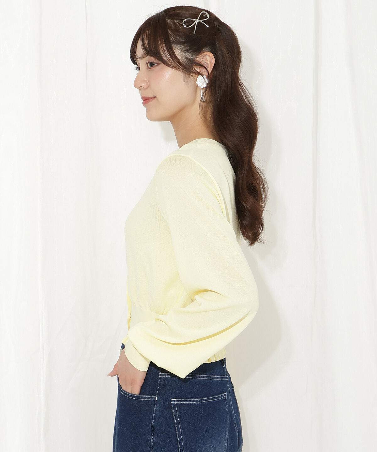 WILLSELECTION「フリルヘムUVカットカーディガン」|カーディガン|