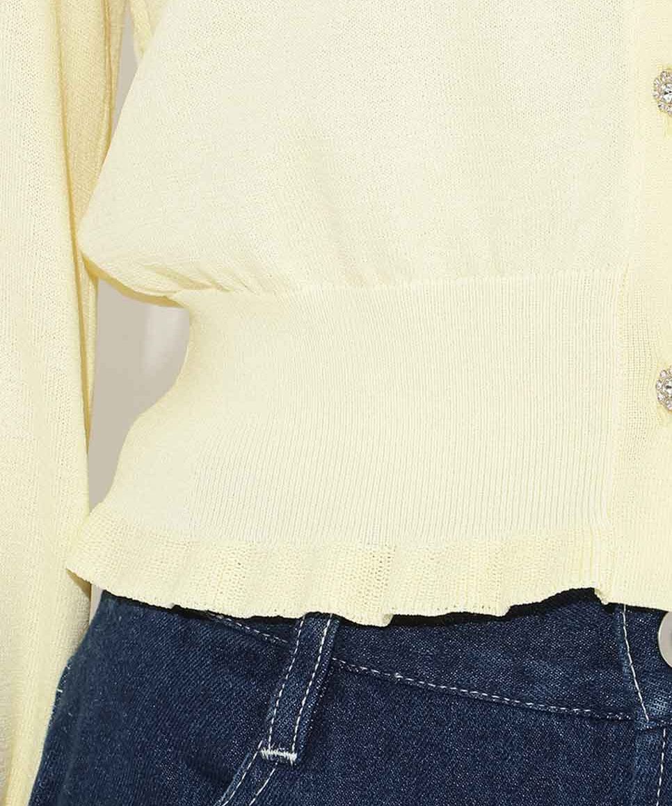 WILLSELECTION「フリルヘムUVカットカーディガン」|カーディガン|