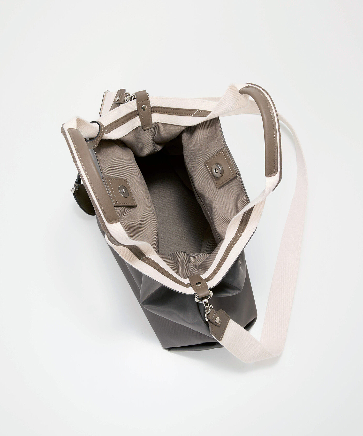 TOPKAPI BREATH「【TREASURE TOPKAPI】ストライプハンドル ナイロン 2way トートバッグ A4対応」|トートバッグ|