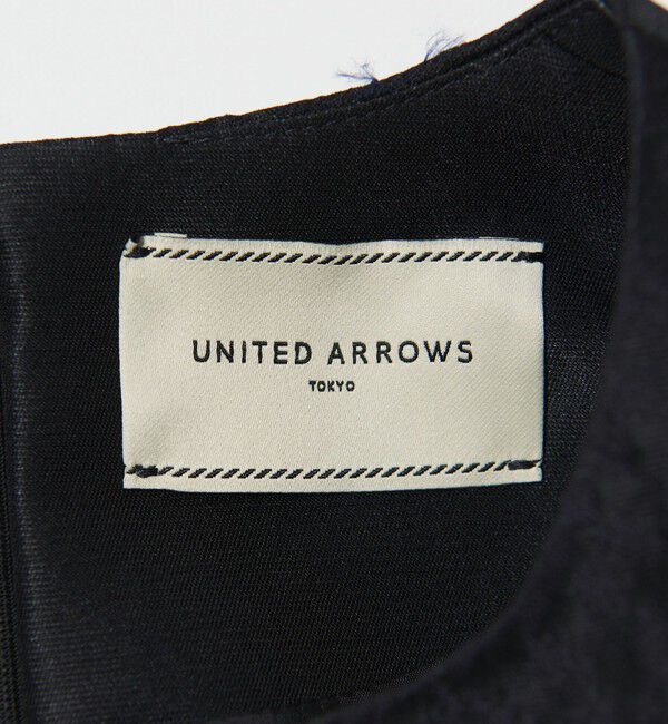 UNITED ARROWS「フラワー カットジャガード コンビブラウス」|シャツ・ブラウス|