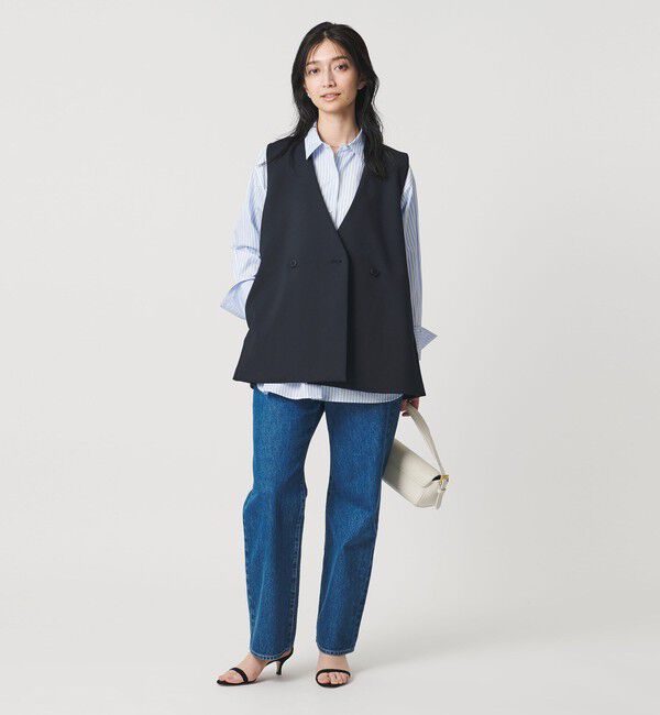 UNITED ARROWS「SPONGY バックフレア ベスト」|ベスト・ジレ|