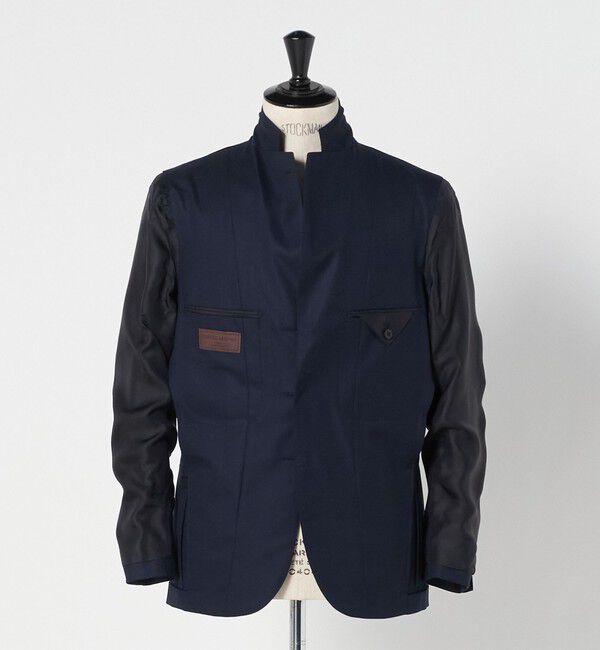UNITED ARROWS「タスマニアウール メッシュ 3ボタン シングル ジャケット S-MODEL　ヨコストレッチ」|テーラードジャケット|