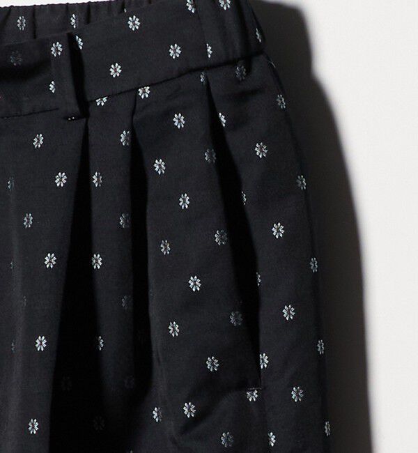 UNITED ARROWS「フラワー ジャガード 2タック ワイドパンツ ‐ウォッシャブル‐」|その他|
