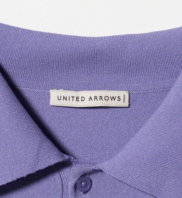 UNITED ARROWS「ショートスリーブ ニットポロシャツ UA COZY ウォッシャブル 抗菌防臭」|ニット・セーター|