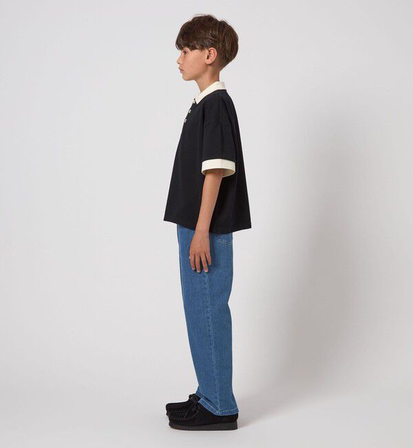 UNITED ARROWS green label relaxing「ストレッチデニム ストレートパンツ / キッズ  100cm-160cm - ストレッチ -」|デニム|
