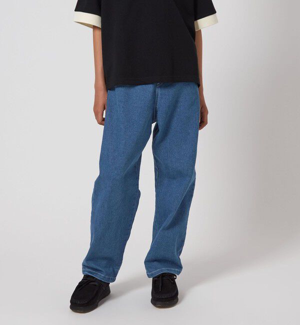 UNITED ARROWS green label relaxing「ストレッチデニム ストレートパンツ / キッズ  100cm-160cm - ストレッチ -」|デニム|