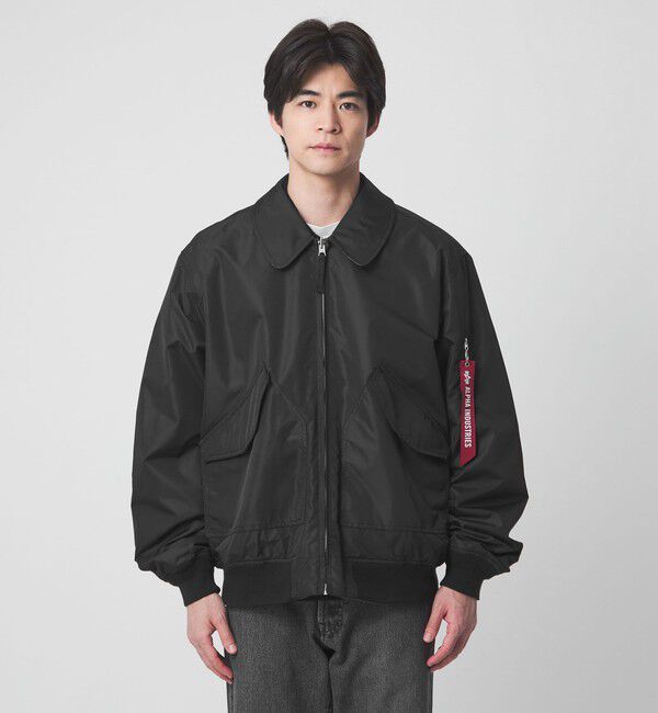 UNITED ARROWS green label relaxing「【別注】＜ALPHA INDUSTRIES＞リバーシブル CWU フライトジャケット ブルゾン」|その他|