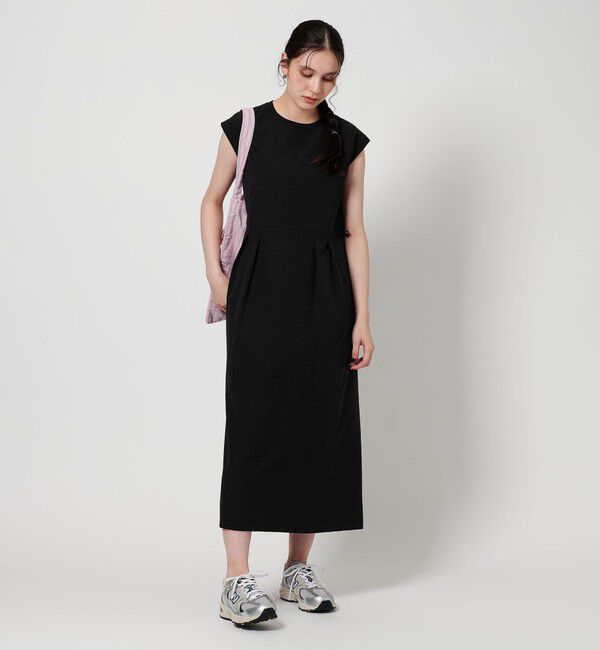 BEAUTY&YOUTH UNITED ARROWS「【別注】＜THOUSAND MILE＞ノースリーブ ワンピース -UVカット/はっ水-」|ワンピース|BLACK