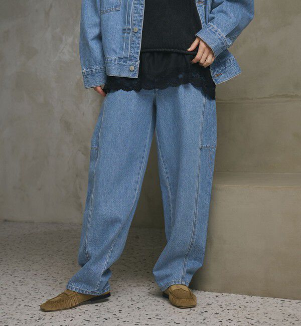 BEAUTY&YOUTH UNITED ARROWS「【WEB限定】カーブ デニムパンツ」|デニム|