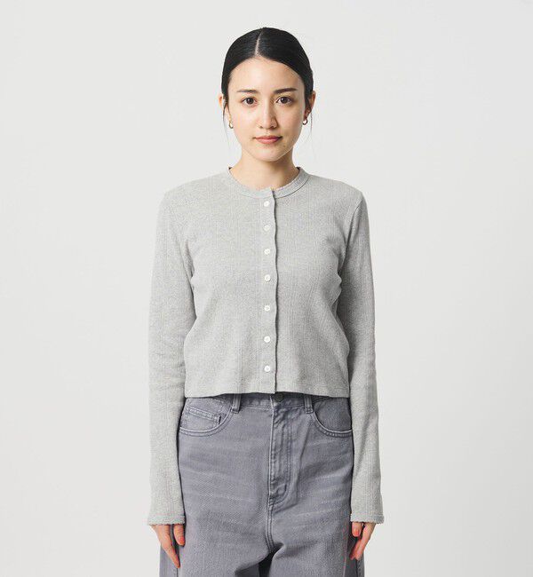 BEAUTY&YOUTH UNITED ARROWS「コットン パターンメッシュ カーディガン ウォッシャブル」|カーディガン|