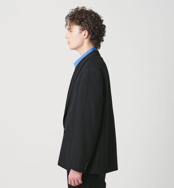 BEAUTY&YOUTH UNITED ARROWS「スリーク ウール リネン ダブル ジャケット セットアップ対応」|テーラードジャケット|
