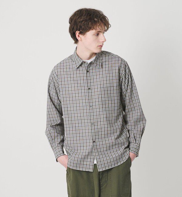 BEAUTY&YOUTH UNITED ARROWS「ツイスト チェック レギュラー シャツ FORM型」|シャツ・ブラウス|
