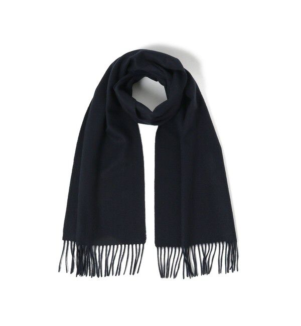 BEAMS PLUS「BEAMS PLUS / Cashmere Scarf Solid」|マフラー|NAVY