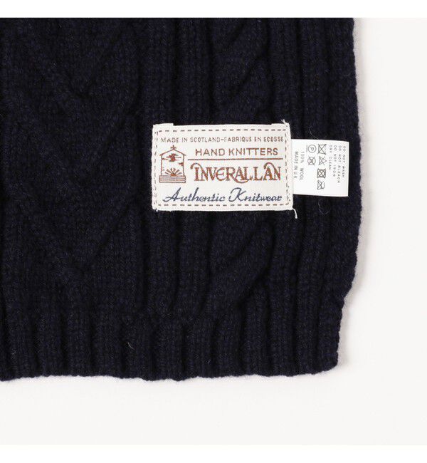 BEAMS PLUS「INVERALLAN / Cable Rib Scarf」|マフラー|