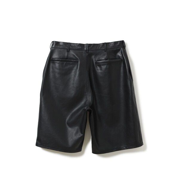 BEAMS「カウレザー イージー ショートパンツ【ワイドストレートフィット】」|その他|