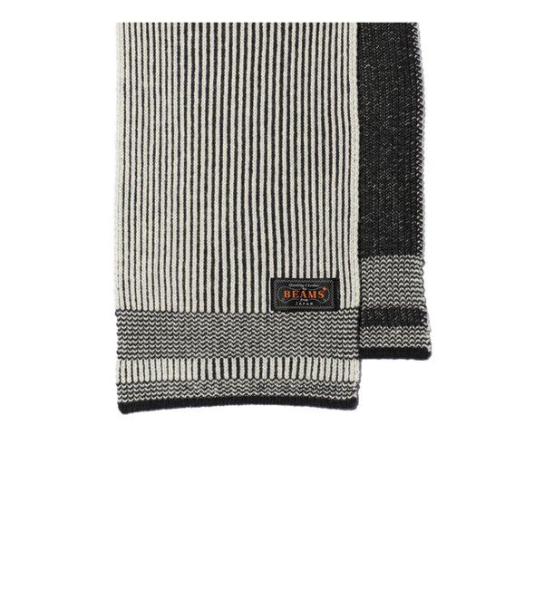 BEAMS PLUS「Wool Cashmere Rib Scarf」|マフラー|