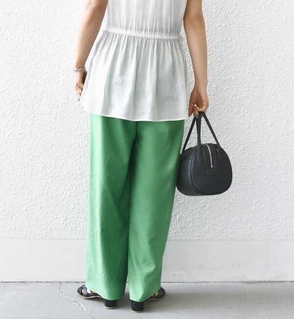 SHIPS for women「〈手洗い可能〉ツイル ドロスト パンツ」|その他|