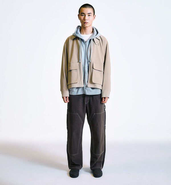 SHIPS「City Ambient Products: ウールライク ジップ ブルゾン (セットアップ対応)」|ブルゾン・スタジャン|