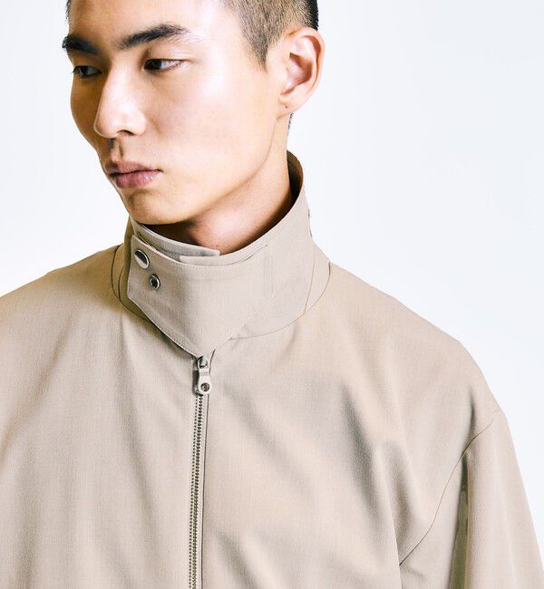 SHIPS「City Ambient Products: ウールライク ジップ ブルゾン (セットアップ対応)」|ブルゾン・スタジャン|