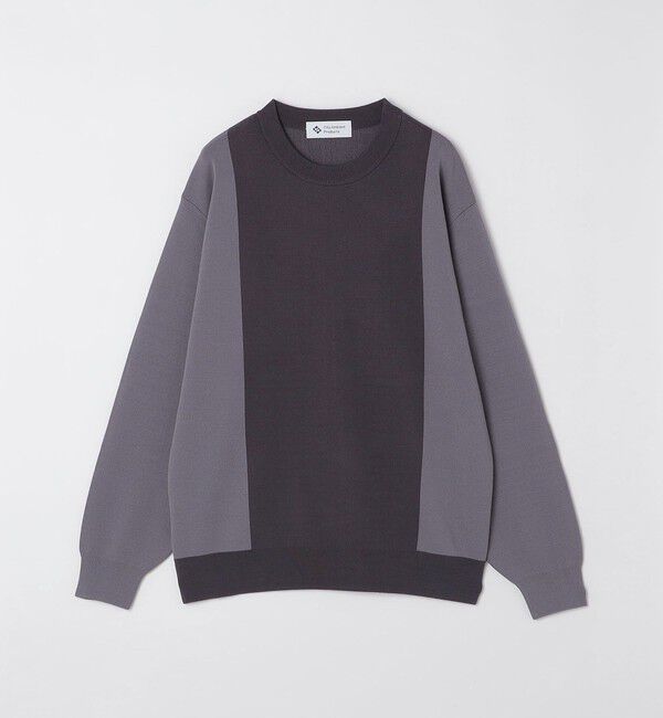 SHIPS「City Ambient Products:〈手洗い可能〉バイカラー クルーネック ニット」|ニット・セーター|