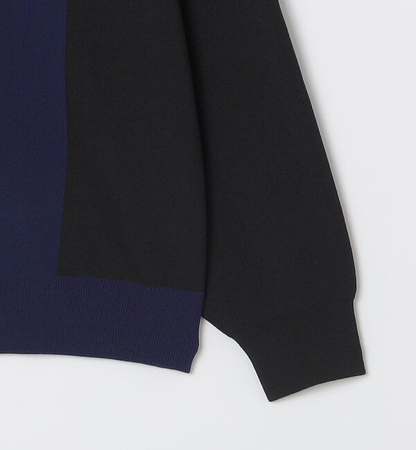 SHIPS「City Ambient Products:〈手洗い可能〉バイカラー クルーネック ニット」|ニット・セーター|