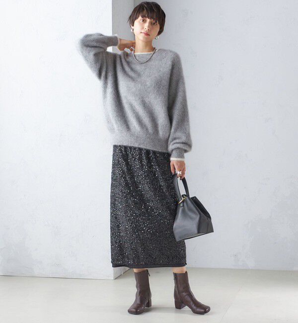 SHIPS for women「杢 FOX クルーネック プルオーバー」|ニット・セーター|