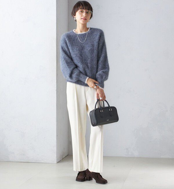 SHIPS for women「杢 FOX クルーネック プルオーバー」|ニット・セーター|