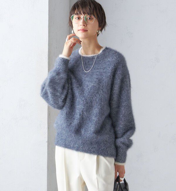 SHIPS for women「杢 FOX クルーネック プルオーバー」|ニット・セーター|