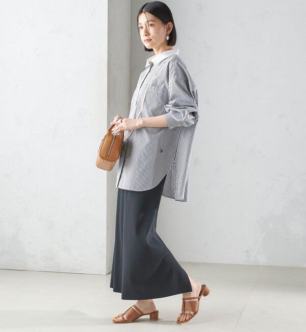 SHIPS for women「〈洗濯機可能〉ピン オックス 刺繍 シャツ」|シャツ・ブラウス|