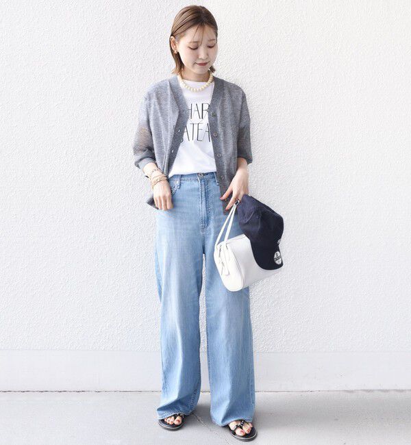 SHIPS for women「〈手洗い可能〉ラミー混 シアー カーディガン」|カーディガン|