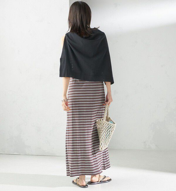 SHIPS for women「【SHIPS別注】miller:〈洗濯機可能〉ボーダー タンクトップ ワンピース」|ワンピース|