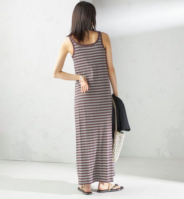 SHIPS for women「【SHIPS別注】miller:〈洗濯機可能〉ボーダー タンクトップ ワンピース」|ワンピース|