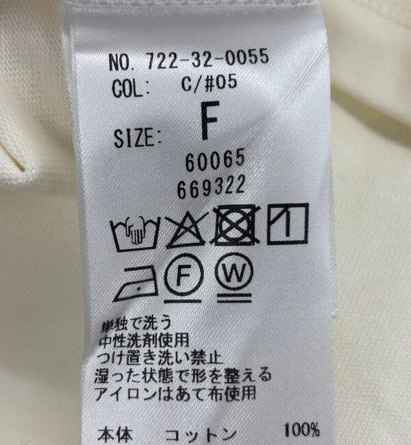 SHIPS any「《一部追加予約》SHIPS any:〈手洗い可能〉メッシュ シアー ハンカチ スリーブ ドッキング TEE」|Tシャツ・カットソー|