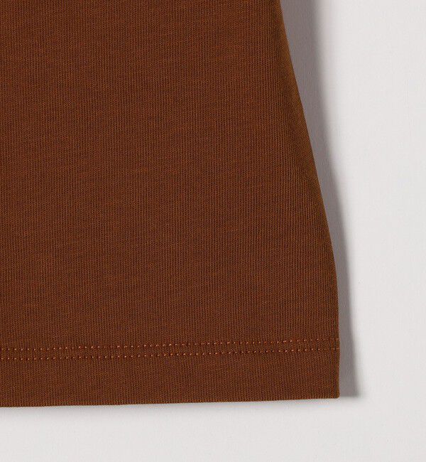 SHIPS any「《一部追加予約》SHIPS any:〈手洗い可能〉メッシュ シアー ハンカチ スリーブ ドッキング TEE」|Tシャツ・カットソー|