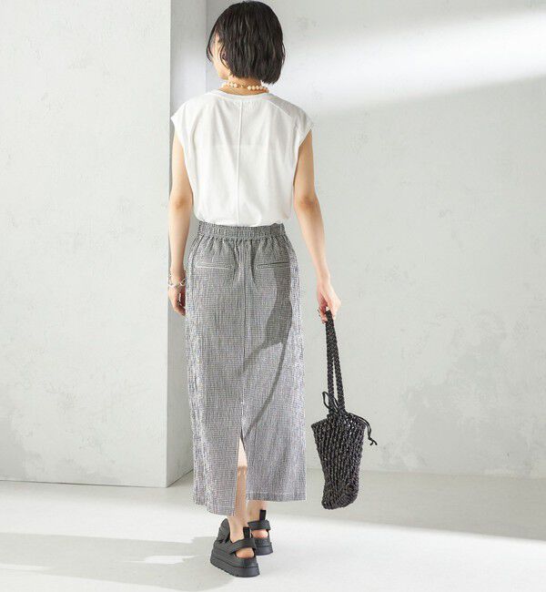 SHIPS for women「〈手洗い可能〉ACAR リップル ポケット スカート」|スカート|