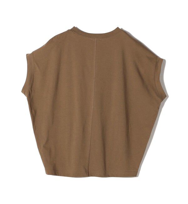 SHIPS for women「SHIPS Primary Navy Label:サイロ プレミアム フレンチ スリーブ TEE」|Tシャツ・カットソー|